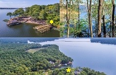 Setting 2 - same main lake view as Setting 1 just a little further inside the cover. Ideal for multi-level homes with a walkout terrace connected directly to your boat house.